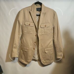 SOLD. Banana Republic Tan Utility Blazer Jacket